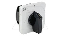 Переключатель BS 32 91 U, 2P, 32A, тип 0-1 (60°), 2NO на 1, 5kW(230VAC по АС-23), на дверь, фронт IP40
