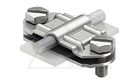 Клемма 233 A VA для параллельного соединения проводника Ø8-10мм и полосы max FL40, нерж. сталь