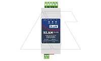 Преобразователь интерфейсов ZLAN5143D, RS-485 в Ethernet, 1xRS-485, Modbus Gateway, MQTT Gateway, 24VDC, DIN35