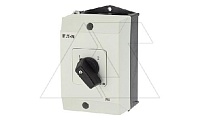 Переключатель T0-2-8221/I1, 2P, 20A, тип 1-2, 2NO на 1_2, 6.5kW(400VAC), в корпусе IP65