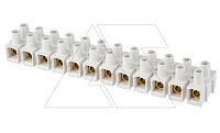 Клеммник T85 разрезаемый, 12шт, 76A 16mm², 450VAC, GWT850, полипропилен, белый, CONNECTO