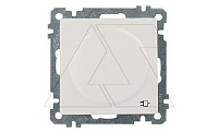 21 - Розетка 2P+E, с крышкой, защ. шторки, белый