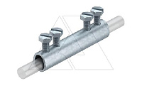 Клемма 237 N FT для продольного соединения проводника Ø8-10мм, гор. оцинк.
