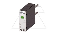 Модуль защитный с индикацией DILM12-XSPVL240, зеленый LED+варистор, 130_240V50/60Hz, для DILM7_15, DILP20, DILA