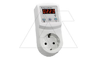 Реле контроля напряжения KD230S, 16A, 230VAC, Umin(160_210V)/Umax(220_280V), 0.02_0.5s/5_600s, LED-дисплей, розеточное