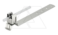 Держатель 157 F-VA 230 проводника Ø8мм на листовой кровле, L=230мм, h=38.5мм, нерж. сталь