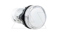 Индикатор светодиодный моноблочный AD116-22DS/A01, белый, LED 220VAC/DC, фильтр 91V, IP65, 22mm