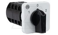 Переключатель BS 25 75 U, 4P, 25A, тип 1-0-2 (60°), 4NO на 1_2, на дверь, фронт IP40
