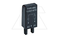 Модуль RC M53, резистор+конденсатор, 110_240VAC/DC, серый, для GZT, GZM, GZS, GZMB, ES32