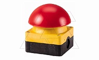 Кнопка аварийного останова ногой или рукой с фиксацией FAK-R/V/KC11/IY, 1н.о.+1н.з., красная