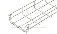 Лоток GRM 55 150 VA4301 проволочный, быстрый монтаж, Ø3.9мм, 55Х150Х3000мм (ВХШХД), нерж. сталь