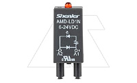 Модуль AMD-LD1N, красный LED+диод, 6_24VDC, поляризация +А1/-А2, черный, для SRU, SKF14, SKC, SKB, STB, SRC*-E, SRB, GZT, GZM, GZS, GZMB, ES33