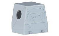 Корпус разъема, размер H32B, кабельный, угловой ввод M32, металл, IP65, RAL 7037