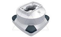 Держатель поворотный (315°) напольный ETR120, RAL7035/RAL5020, m=4,755кг