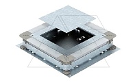 Основание UGD250-3 6 монтажное, с крышкой для лючков GES6, для стяжки h=70-125мм, конв. оцинк.