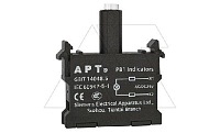 Блок индикатора, зеленый, LED, 24VAC/DC, монтаж на адаптер, для PB1 серии