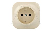 Quteo - Розетка 2P,накладной монтаж, винт. зажимы, сл. кость