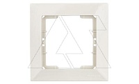 Candela - Рамка 1 пост, к механизмам серии 21, белый