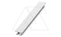 Планка Zack ZB 10:UNBEDRUCKT для клемм 10,2mm, без надписей, 10 элементов, PA, белая