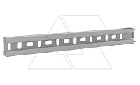 Направляющая для крепления в ряд держателей 510**M, 510**R, 511**R, 512**, L=200мм, RAL 7035, полипропилен