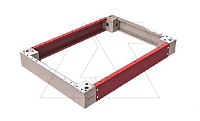 Комплект панелей (передняя и задняя) цоколя 100x1000мм (ВxШ), RAL7012, 2 шт.