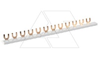 Шинка гребенчатая Fork 1P-12 на 12 авт. выкл. 1P, вилка,10мм2, 63A