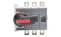 Выкл. нагрузки OT250E03P, 250A 3P видимый разрыв с выносной блок. рукояткой OHB65J6 и осью OXP6X210
