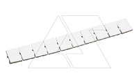 Маркировка клеммных модулей CA509/K5WHT для клемм 5mm, белая (упак. 100шт.)