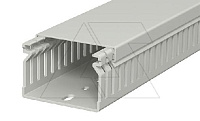 Перфокороб LK4 40060, органайзер для шкафов, 40 x 60 мм (глубина х ширина крышки), L=2000мм, RAL 7030 серый