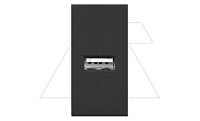 Noen - Розетка USB, 1М, 5V, 2,1A, черная