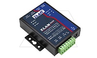 Преобразователь интерфейсов ZLAN5243A, RS-232/485/422 в Ethernet, 2xRS-485, 2xRS-232/422, Modbus Gateway, 24VDC