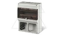 Щит комбинированный навесной M400, 16M + 2х 136x125, 328x400x140mm, IP66, серия DOMINO