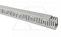 Перфорированный короб TWDN 25x100 (ширина крышки х глубина короба), L=2м, серый