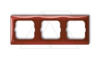 Basic 55 - Рамка на 3 поста (красный)