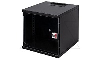 Щит телекоммуникационный 19", 12U, ВxШxГ 595x540x400мм, NETbox SOHO, навесной, дверь стекло, черный