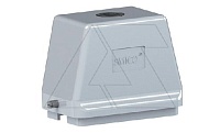Корпус разъема, размер H48B, кабельный, верхний ввод M40, металл, IP65, RAL 7037