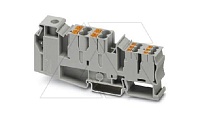 Клемма потенциальная PTU 35/4X6/6X2,5 /16,3mm, гибридная, 1 присоед. x35mm2, 4 присоед. x6mm2, 4 присоед. x2,5mm2, 105A, 1000V, серая