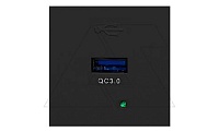 Noen - Розетка USB, быстрая зарядка, 2М, 3A/5V, 2A/9V, 1,5A/12V, в комплекте с рамкой, черная