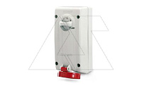 Пост комплектный настенный с розеткой с мех. блокировкой 32A, 3P+N+E 6h, 346_415VAC 50/60Hz, IP66/IP67, серия ADVANCE2
