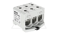 Клемма Morek OTL150-3 серая, 3xAl/Cu 25_150mm², 320(CU)/290(AL)A на клемму, 1000V, винтовые зажимы