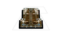 Блок-контакт вспом., 6A(230VAC), 1NO+1NC, боковой монтаж слева, второй уровень, для CNM 140_400