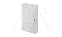 Щит навесной ECO BOX 3x12M, N/PE 4x 6x16+3x10mm2, белая пласт. дверь, белый RAL9003, 560x354x107mm, IP40
