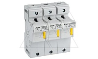Держатель вставок плавких цилиндр., 3P, 125A, 690VAC, 22x58mm, 6M