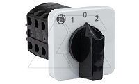 Переключатель BS 16 203K U, 3P, 20A, тип 1→0←2, 3NO на 1_2, без перемычек, на дверь, фронт IP40