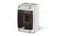 Щит модульный навесной M190, 4M, дымчатая дверь, 112x190x106mm, IK07, IP66, серия DOMINO