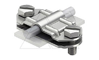 Клемма 233 A VA для параллельного соединения проводника Ø8-10мм и полосы max FL40, нерж. сталь