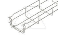 Лоток GRM 55 100 VA4301 проволочный, быстрый монтаж, Ø3.9мм, 55Х100Х3000мм (ВХШХД), нерж. сталь
