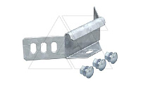 Соединитель WKV 35 FS угловой, для лотков высотой борта 35мм, конв. оцинк.