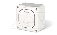 Выключатель накладной одноклавишный, 1P 10A/250V, с подсветкой, M95(95x95mm), IP66, серия PROTECTA