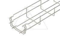 Лоток GRM 55 100 VA4301 проволочный, быстрый монтаж, Ø3.9мм, 55Х100Х3000мм (ВХШХД), нерж. сталь